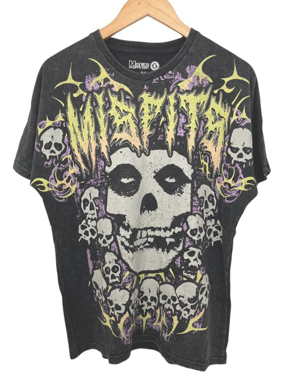 Misfits Men’s T-Shirt Multi Skull Graphic NWT Small